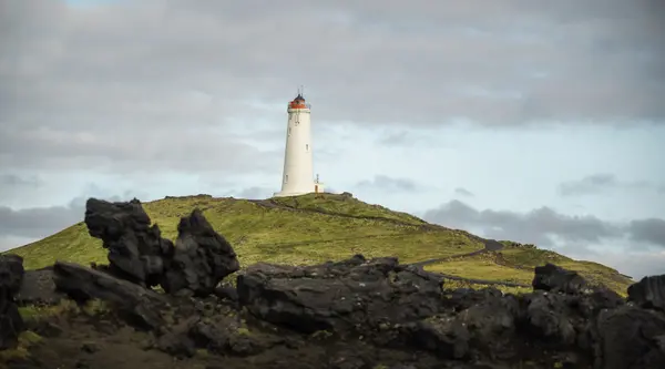 Reykjanesviti lighthouse on the Reykjanes peninsula