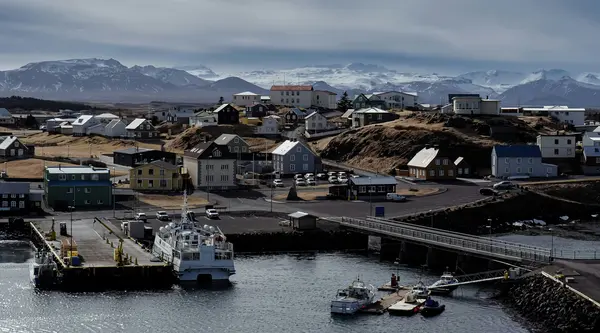 Stykkisholmur town and harbor
